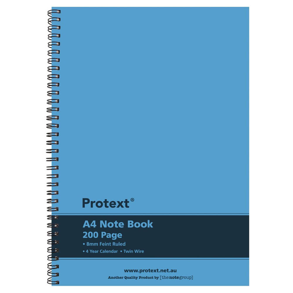 Protext Twin Wire Notebook 200 sidor (A4)