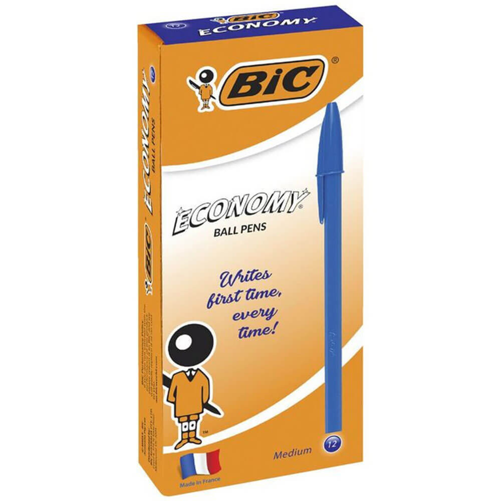 Penna a sfera media dell'economia BIC (12/scatola)