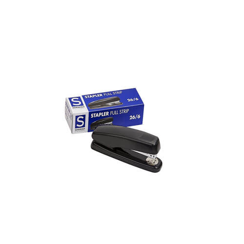 Stat Stapler Black (No. 26/6)