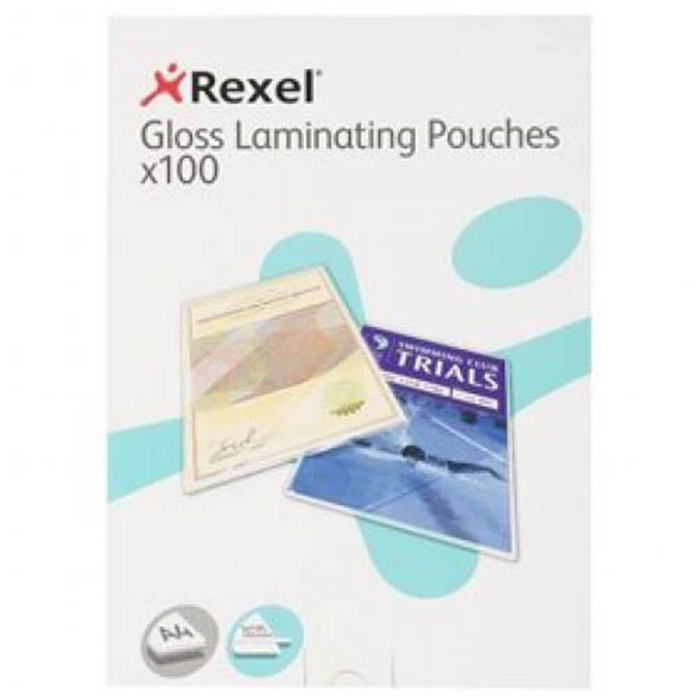 Bolsas de laminação de Rexel Gloss (A4)