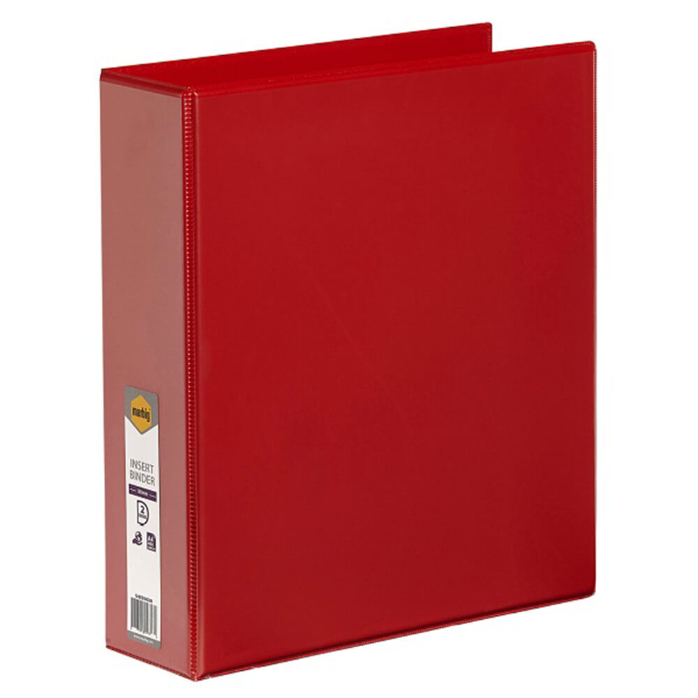 Marbig 2 D-Ring Clearview Insert Binder 50mm (A4)