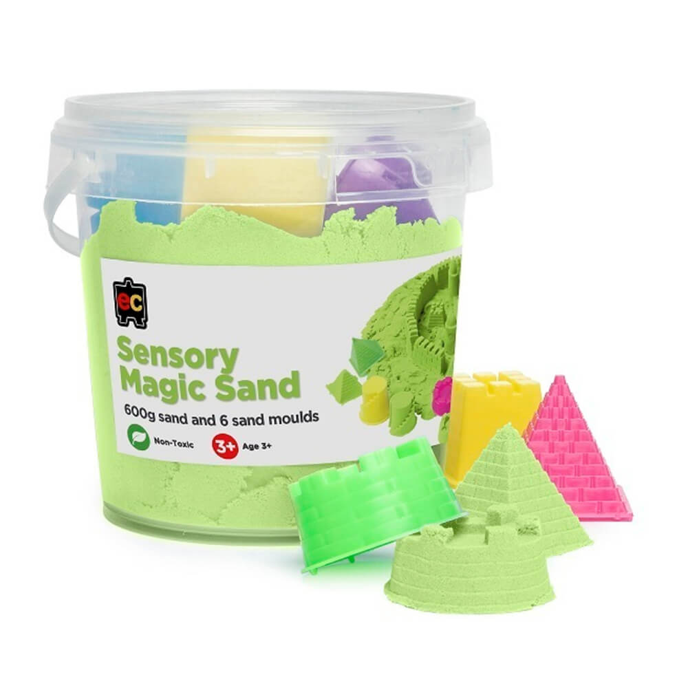 EC Sensory Magic Sand with 6 Moulds 600g