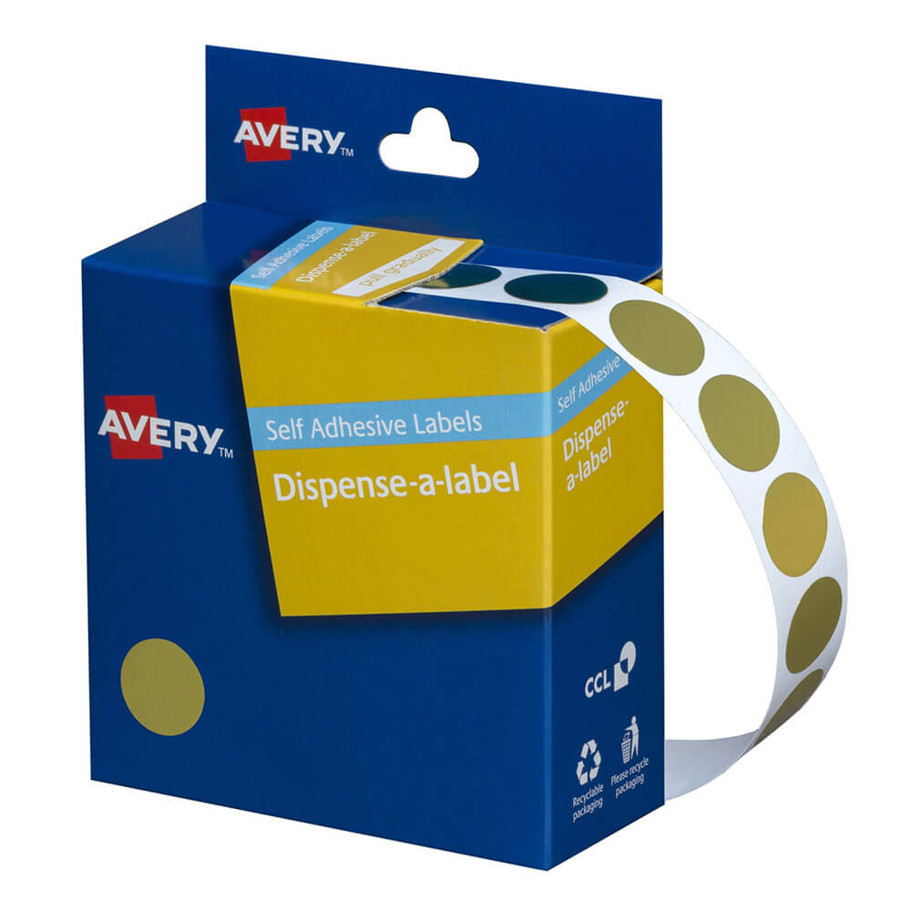 Etichette Avery Autoadesive DOT 24mm (250pc)