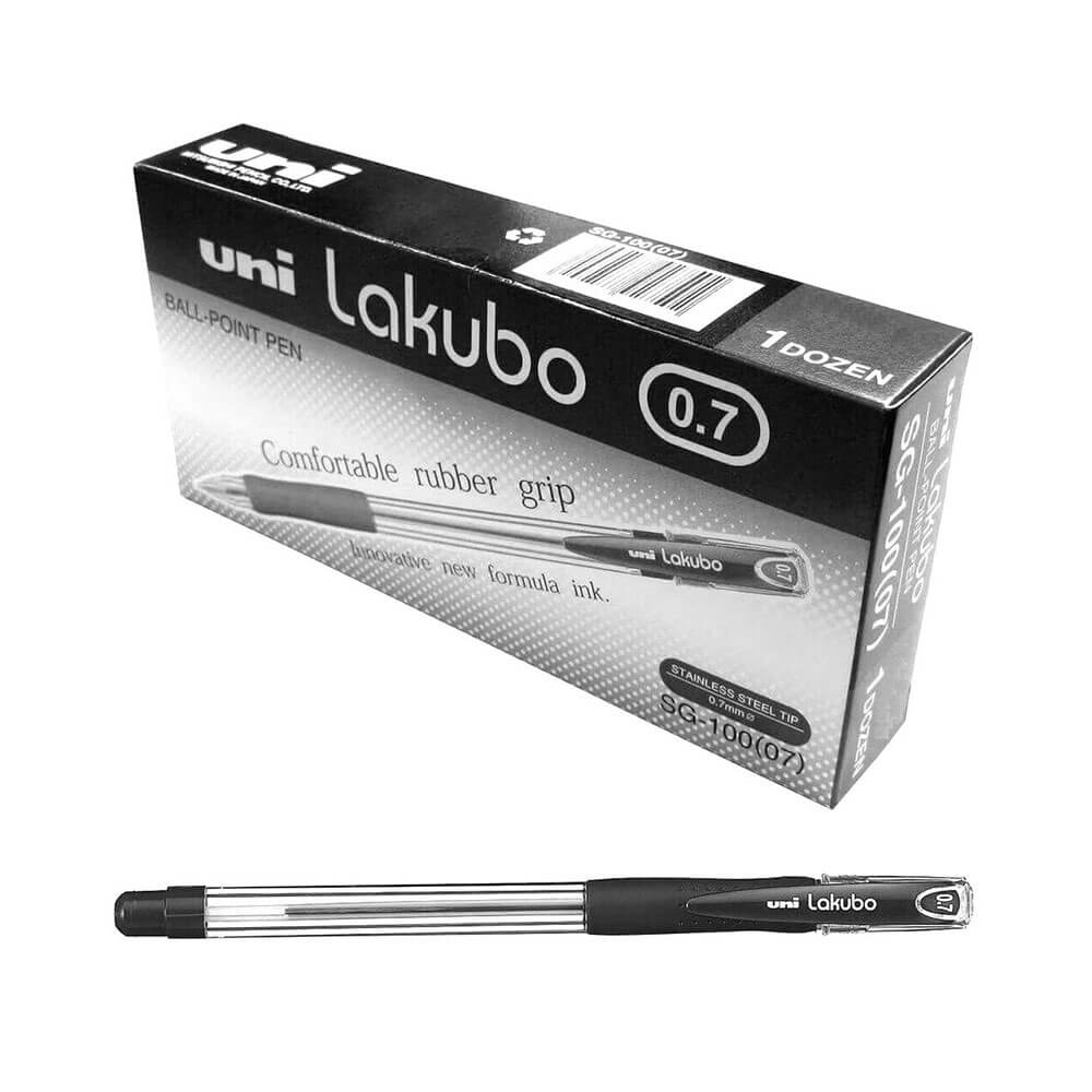 UNI LakuBo Ballpoint Pen 12pcs (Fine)