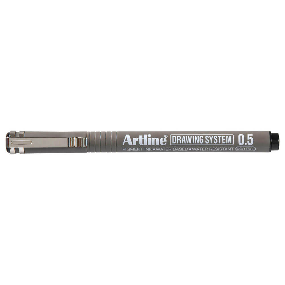 Artline Drawing System Pen 12 Stück (Schwarz)