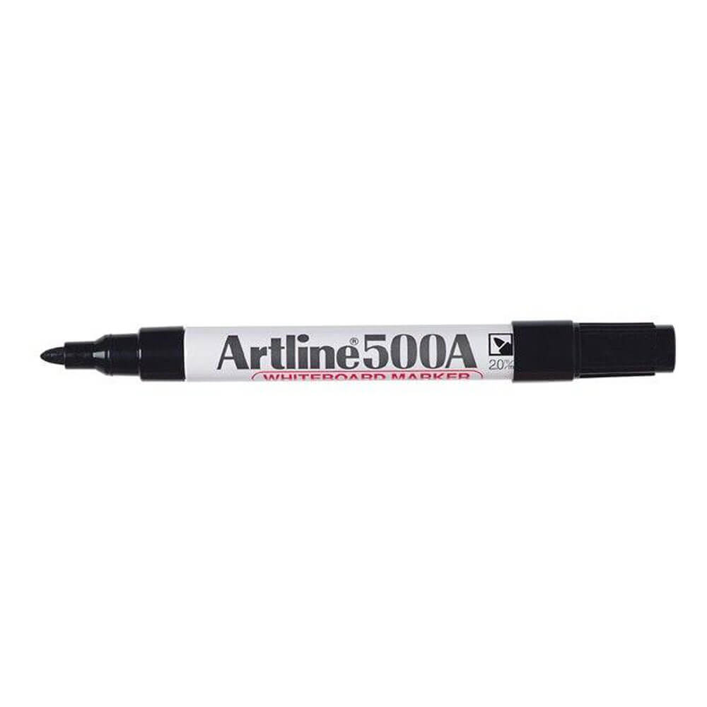 Artline Whiteboard 2 mm Marqueur de pointe de balle (boîte de 12)