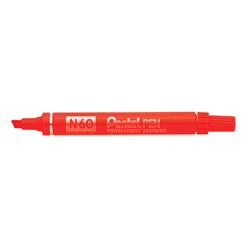 Pentel N60 meiselpunkt permanent markør 12stk