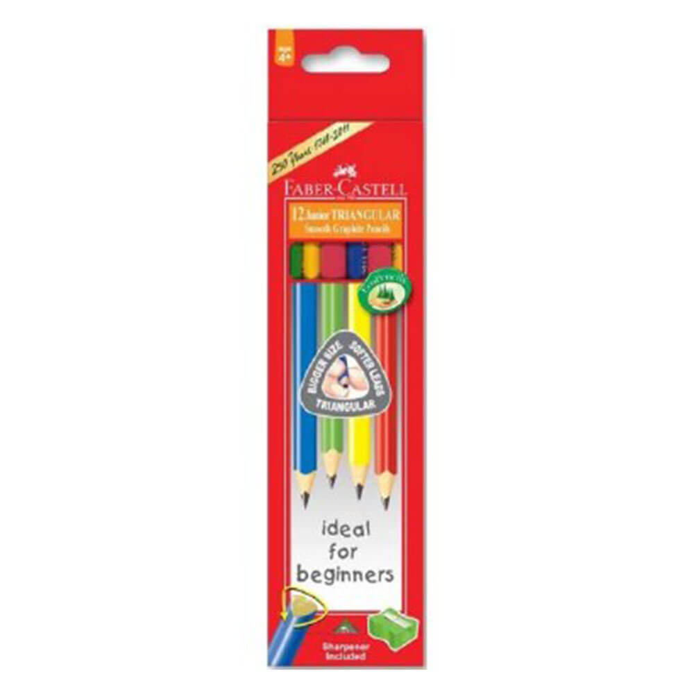 Faber-Castell Triangular Junior Grip Bleistift 12tlg