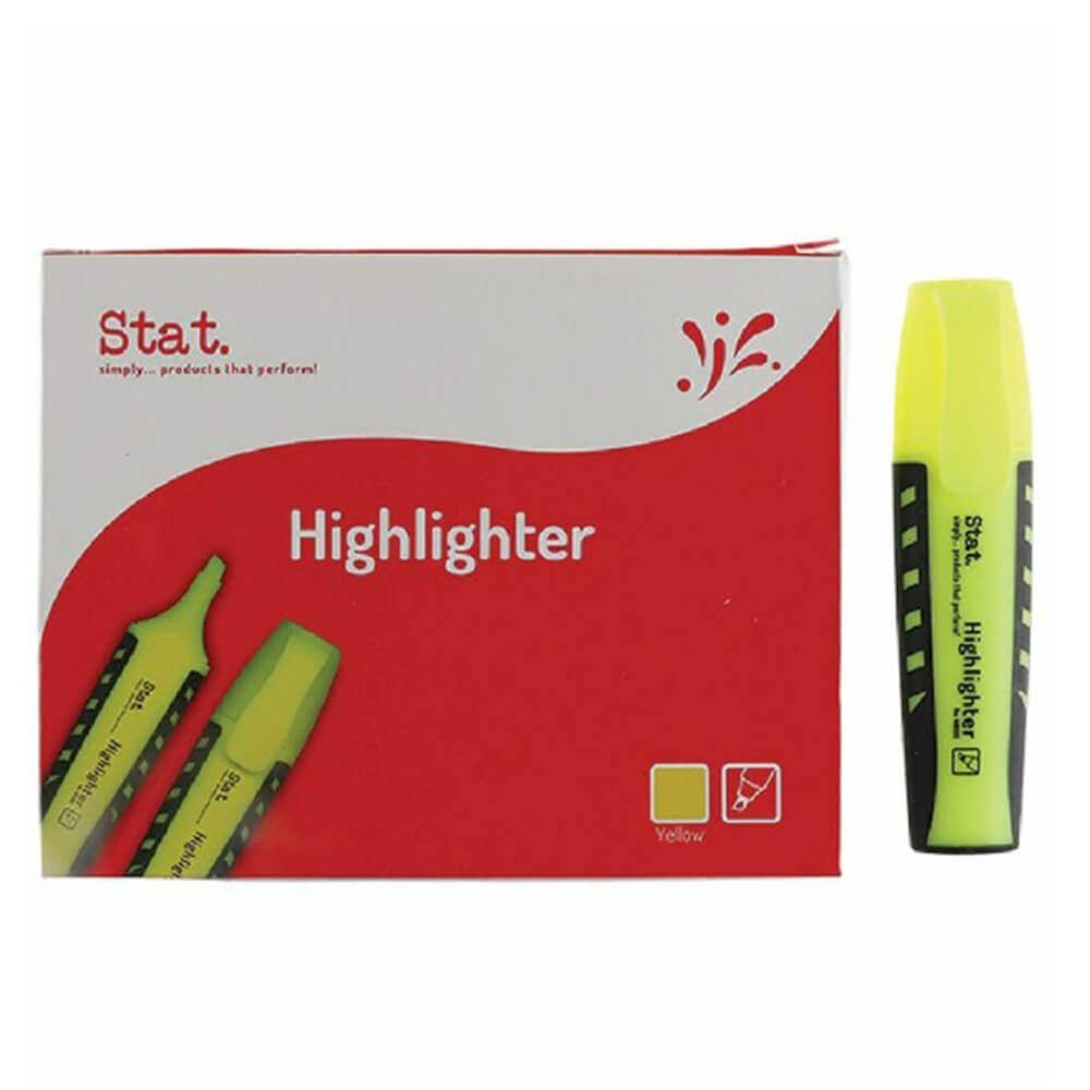 Stat Water-Based Highlighter (Box of 10)