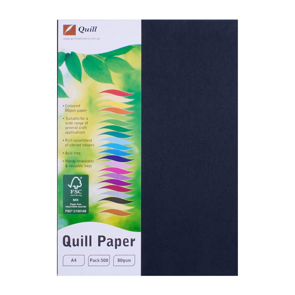 Quill Extra duży papier A4 80GSM (500 arkuszy)