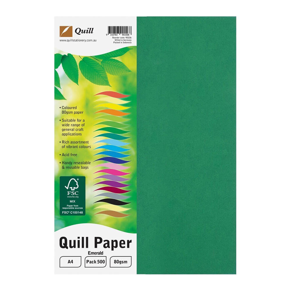 Quill Extra Large A4 Paper 80gsm (500 Sheets)