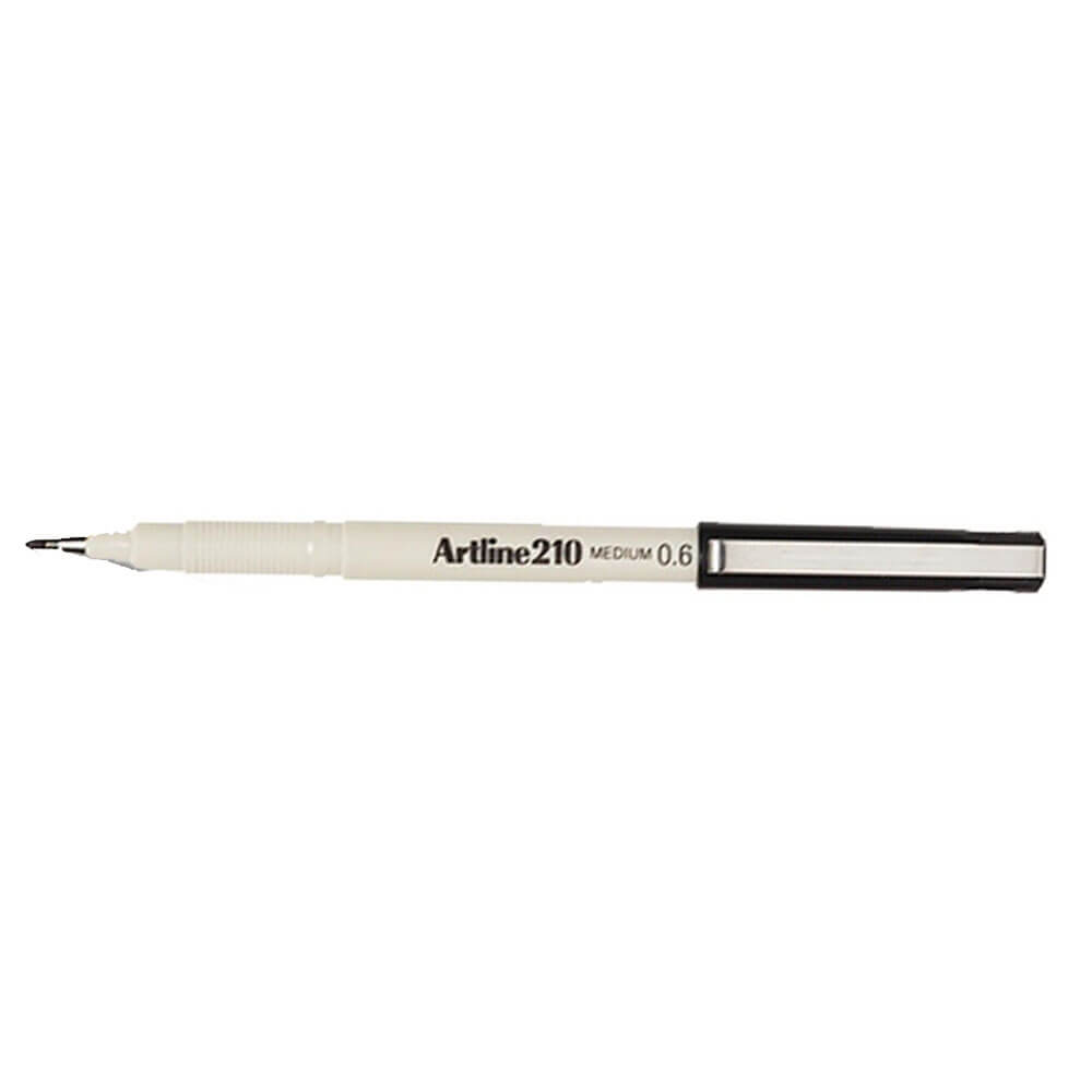 Artline Fineliner Medium Pen 0,6 mm (låda med 12)