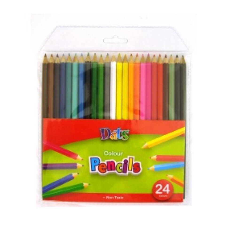 Crayon de couleur dats en portefeuille complet