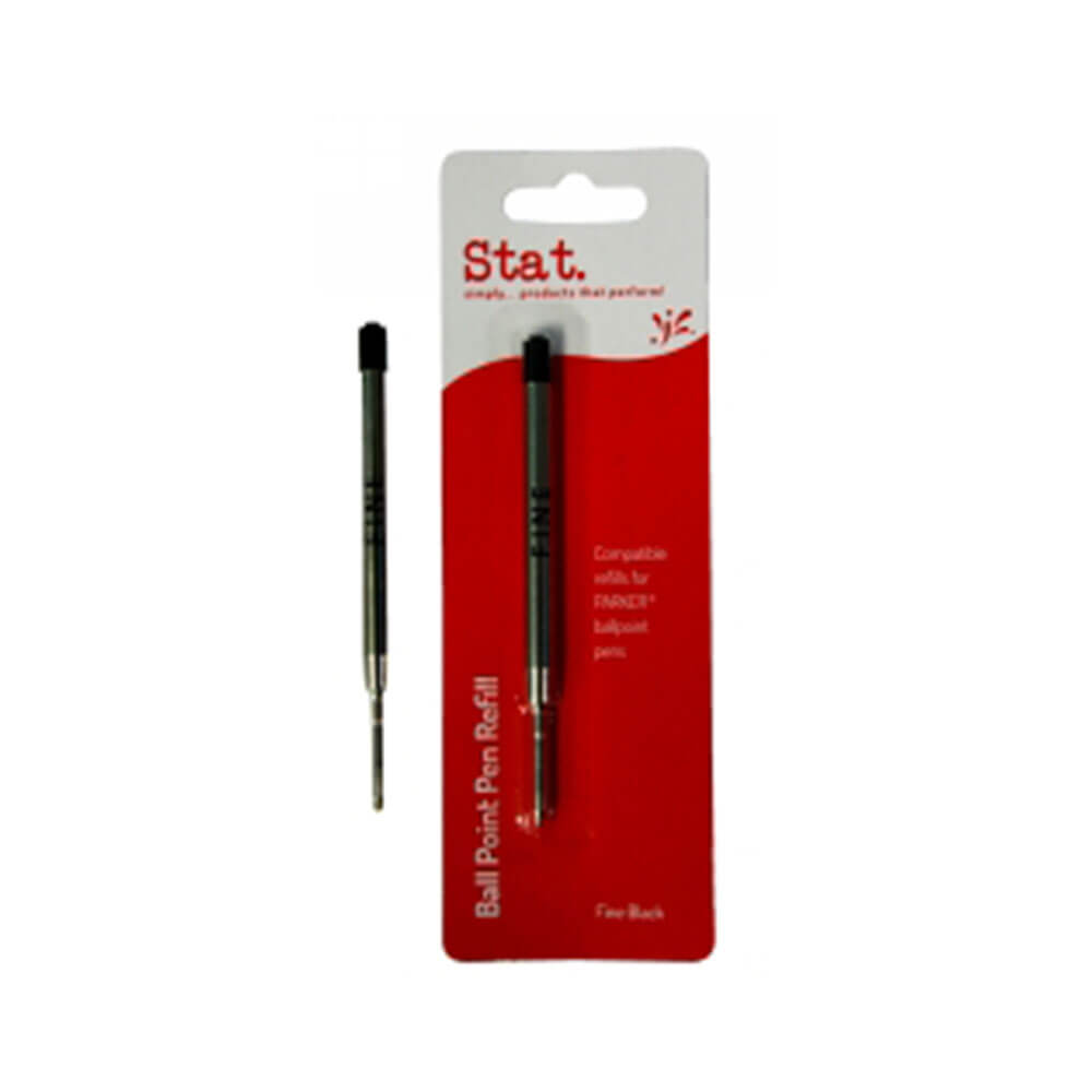 Stat Parker Fine Ballpoin Pen Recil (pacote de 10)