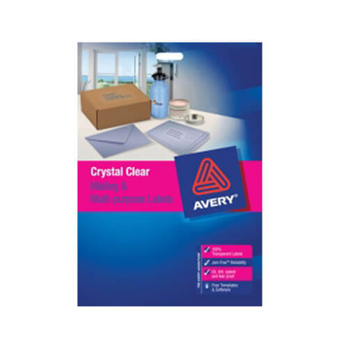 Avery Clear Laser Label (Pack of 25)