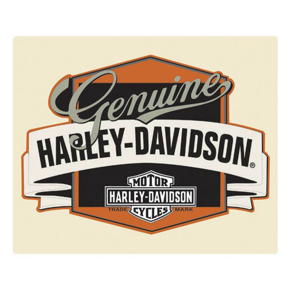 Harley Davidson Die Cut em relevo sinal de lata