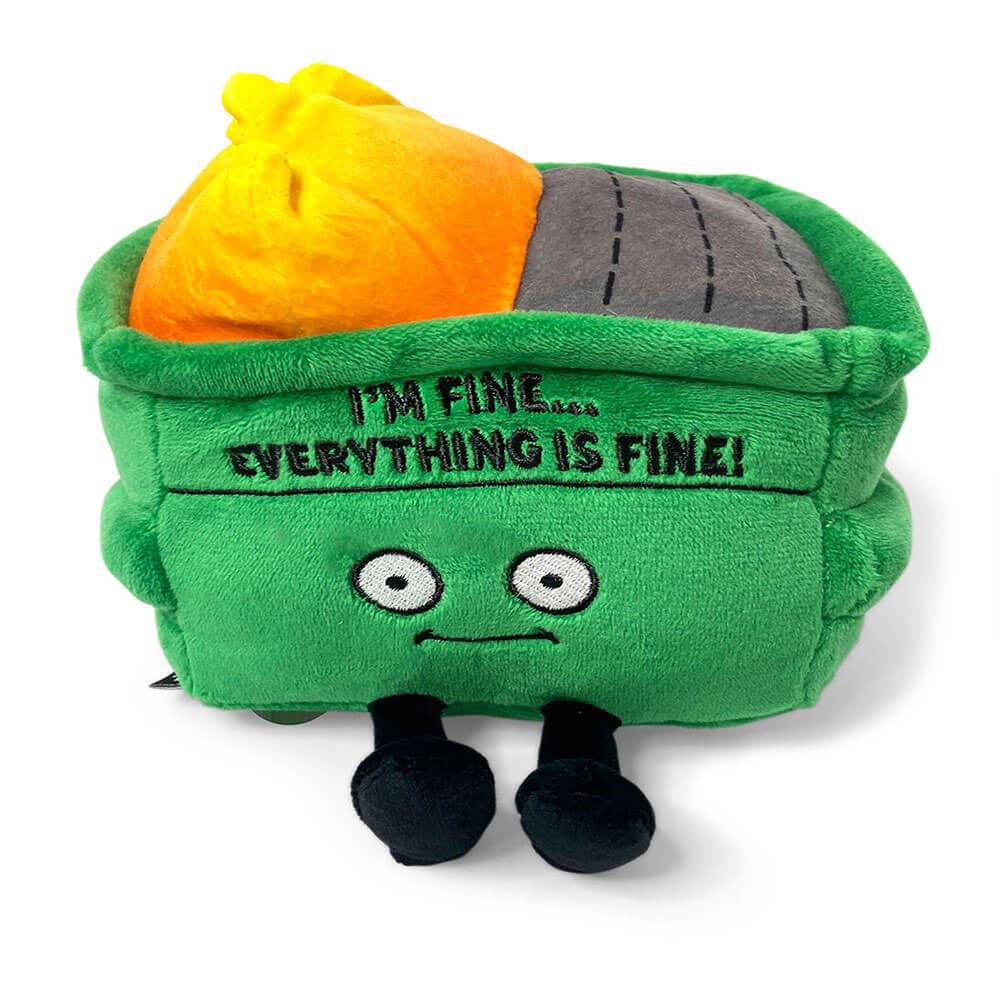 Punchkins I'm Fine Everything is Fine Dumpster Plush